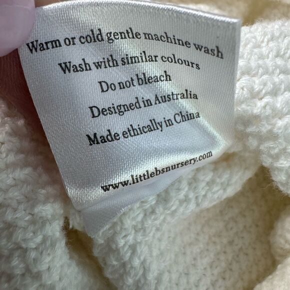 Little B’s Nursery Ribbed Onesie Newborn - Picture 6 of 6